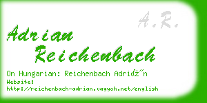 adrian reichenbach business card